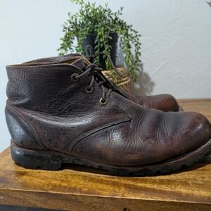 VTG Chippewa Leather Chukka‎ Boots,  Made In USA 10.5D